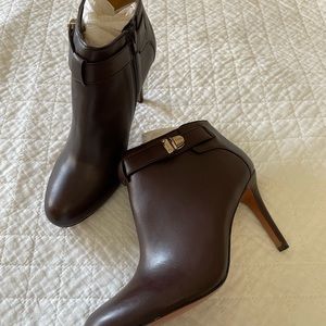 New! Coach leather bootie
